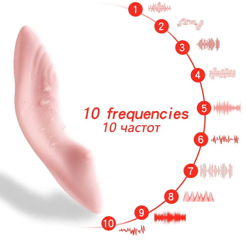 Invisible Wearable Strapon dildo Clitoris Stimulator Wireless Remote Control Silicone Waterproof Vibrator Panties sex for couple