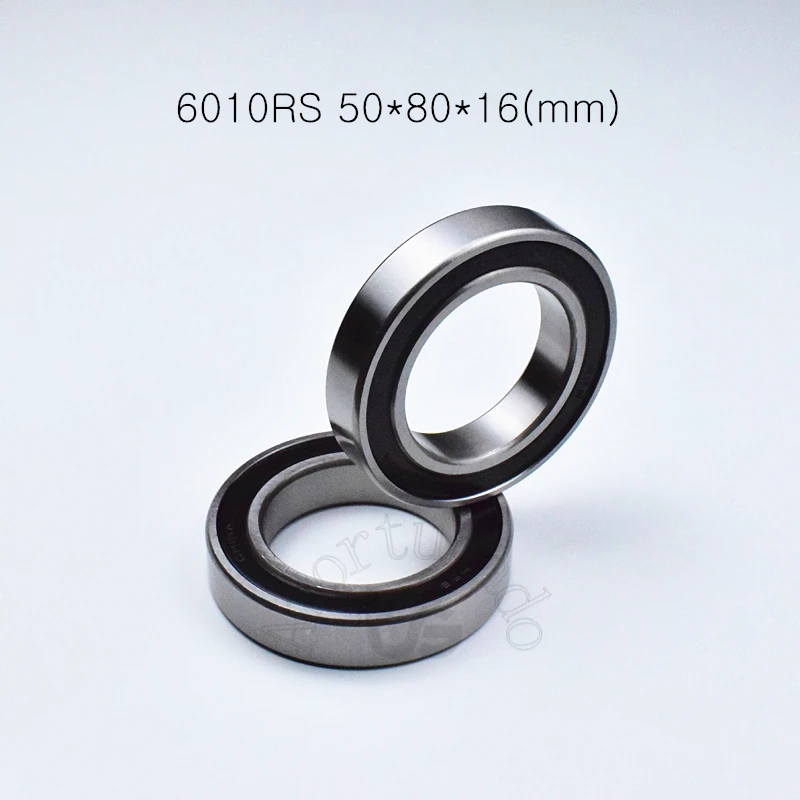 

Bearing 1pcs 6010RS 50*80*16(mm) chrome steel Rubber Sealed High speed Mechanical equipment parts
