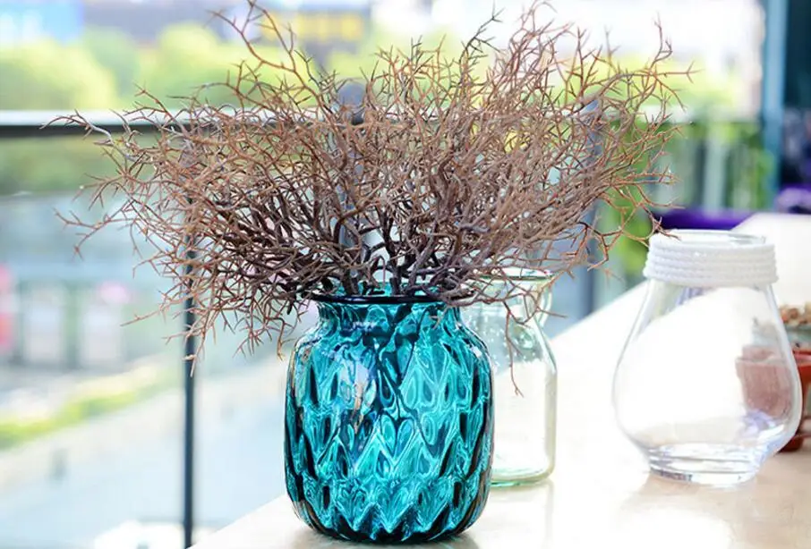 10pcs Natural Color Handmade Plastic Tree Dried Dry Branch For Wedding Party Home Hotel Venue Decoration