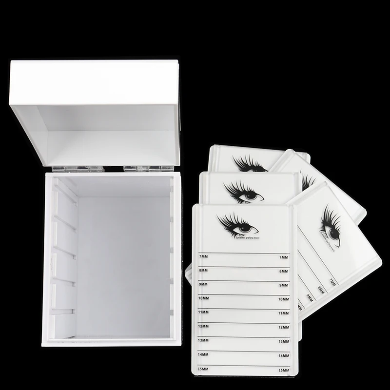HEIßER 5/10 Schichten Wimpern Lagerung Box Display-ständer Organizer Box Wimpern Kleber Palette Wimpern Verlängerung Make-Up-Tools – Detail 2