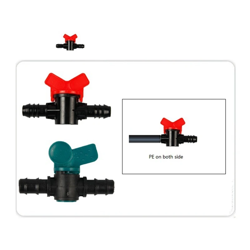 5 sztuk 16-rodzajów taśma do irygacji kropelkowej zawory kulowe 1/2 \