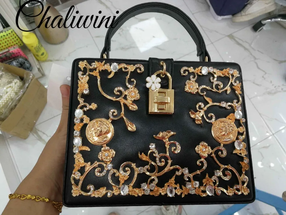 Chaliwini PU / akel Women Fashion Shoulder Handbags and Purse Box Clutch Tote Ladies Casual Crossbody Bags