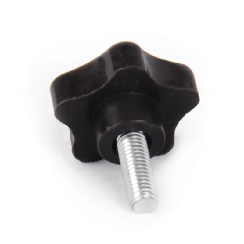 Perilla de tornillo de sujeción de cabeza en forma de estrella, rosca macho M8 x 35mm, 5 piezas