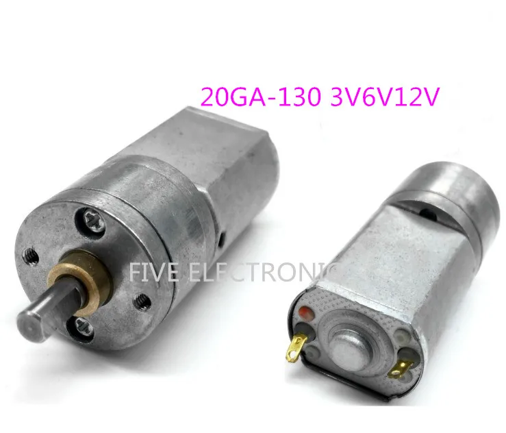 

20GA-130 20MM DC Gear Motor, 3V6V12V use for intelligent robots / electronic locks...