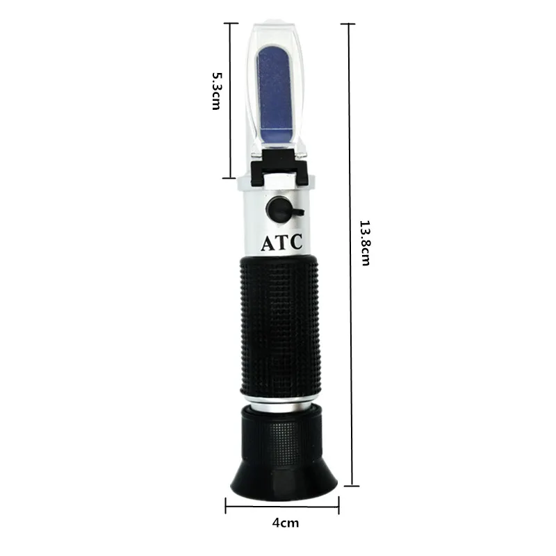 Rifrattometro per zucchero portatile 0-90% contenuto di Brix Tester di liquidi per succo con strumento di misurazione ATC misuratore di salsa per