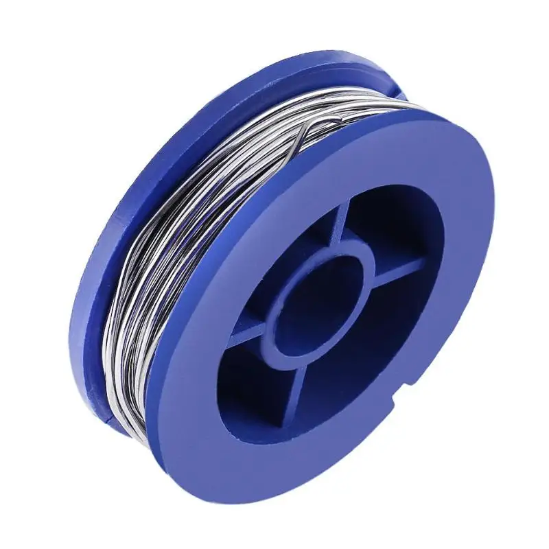 1PC 0.8mm Mini Pure Solder Wire No-Clean Flux Tin Lead Soldering Wire Roll 2.0% Flux Content 233 Degree Industrial Tools