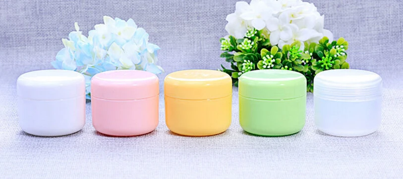 100g Refillable Bottles Travel Face Cream Lotion Cosmetic Container Plastic Empty Makeup Jar Pot