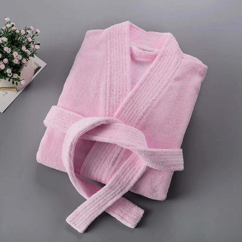 

Bathrobe Kids Kimono 100% Cotton Terry Towel Fleece Robe Pajamas Girl SPA Party Swimming Bathrobe Gowns Spring Autumn