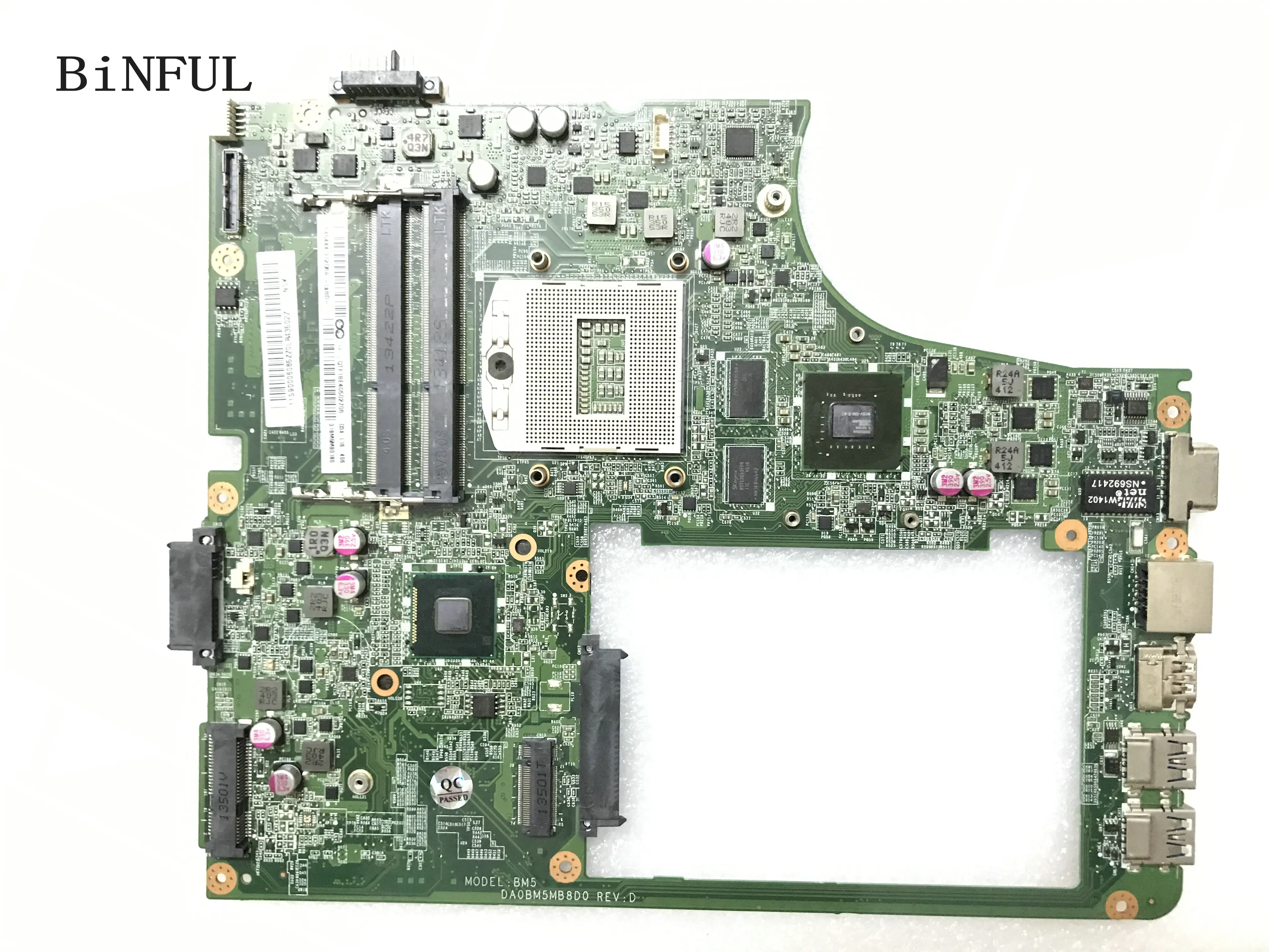 

MLLSE AVAILABLE DA0BM5MB8D0 REV : D LAPTOP MOTHERBOARD FOR LENOVO M5400 NOTEBOOK MAINBOARD GPU GT820M / GT740M 2GB