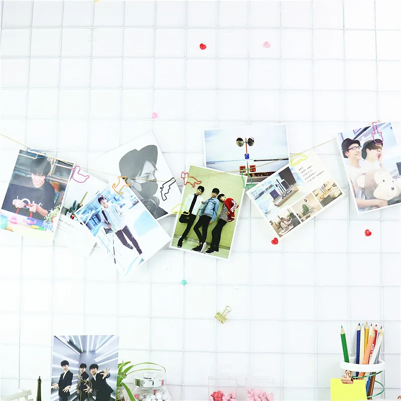 TUTU 9pcs / Lot Modeling hat Paper Clips Metal Material hat emo Clips H0051