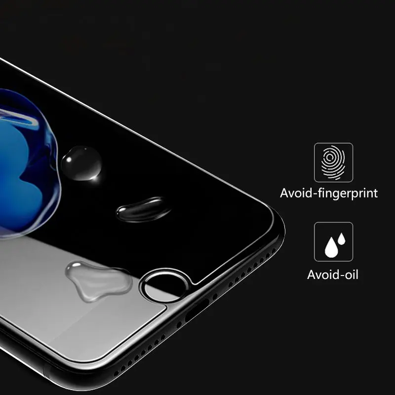 50 Pcs For Alppe iPhone 7 8 6 6s 2.5d 0.26 mm Premium Tempered Glass Screen Protector for iPhone 7 8 Plus protective film