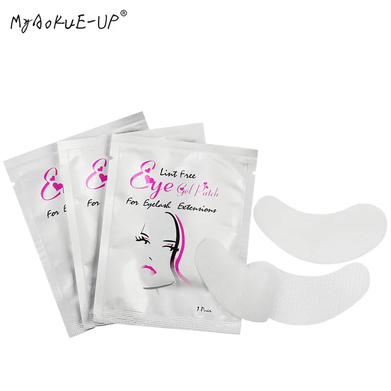 200pairs Eyelashes Patches Under Gel Eye Pads For Eyelash Extension Grafted Eye Lash Makeup Tools