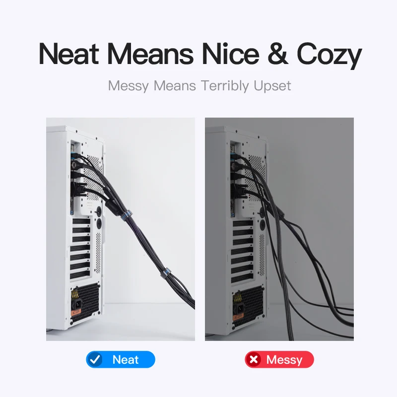 واقي كابل USB ، منظم كابل سماعة الأذن ، حامل اللفاف ، مشبك سلك الماوس ، ملفاف الإدارة ، جديد ، Vention ،