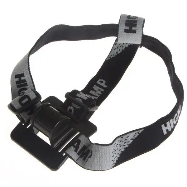 Elastic Head Strap Mount for Headlamp - Black Fits for A Wide Range of Headlamps