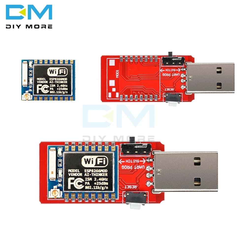 CH340G Convertisseur USB vers TTL Driver Tech CH340 ESP8266 ESP-07 ESP07 Carte de développement Wifi sans fil Adaptateur UART programmable