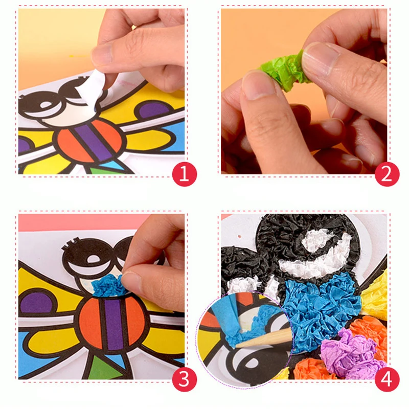 Jouets artisanaux en papier feutré pour enfants, bricolage de maison, artisanat, matériel de maternelle, Arts amusants, cadeau pour bébé garçon