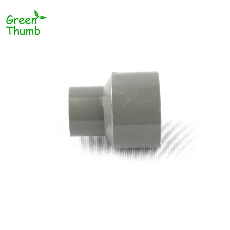 3pcs Inner Diameter 25mm-40mm PVC Straight Connector Horticultural Irrigation Plastic Fittings Green Thumb PVC Joints