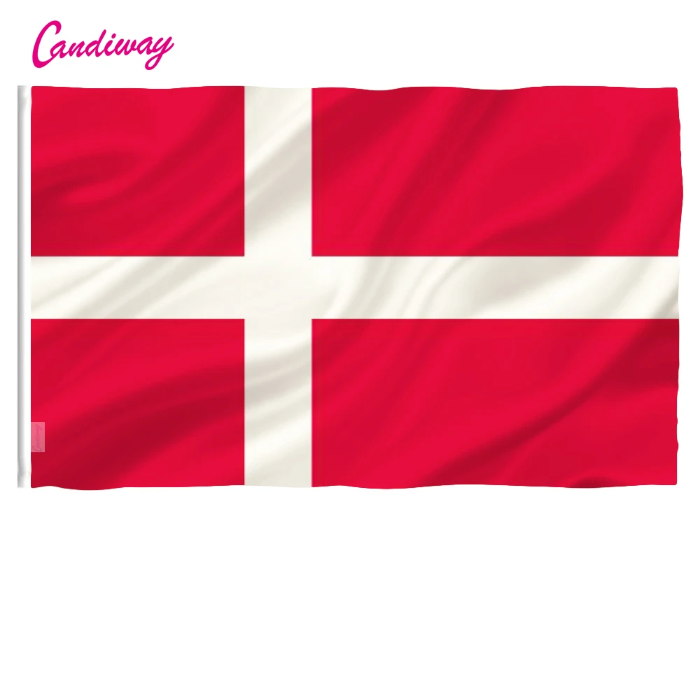 Danish Country Large Flag 3x5 Feet Polyester Denmark National Banner Office/Activity/parade/Festival/Home Decoration New fashion