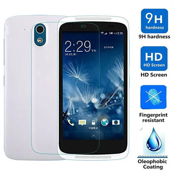 0.3MM Thin 2.5D 9H Slim Tempered Glass Screen Protector Film For HTC desire 526 526G 526G+ Guard pelicula de vidro Coque Protect