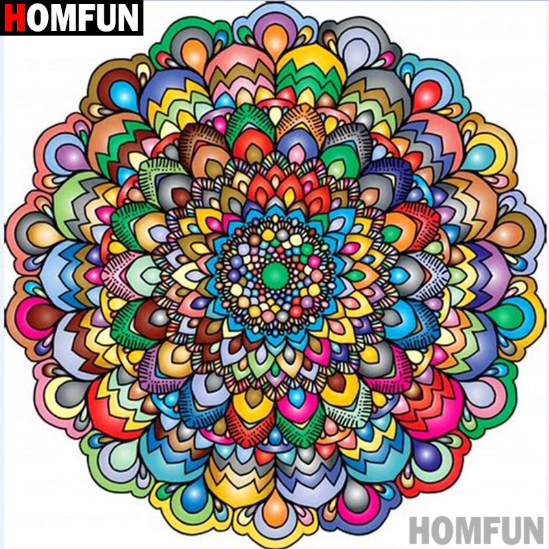 HOMFUN trapano diamante pieno pittura \