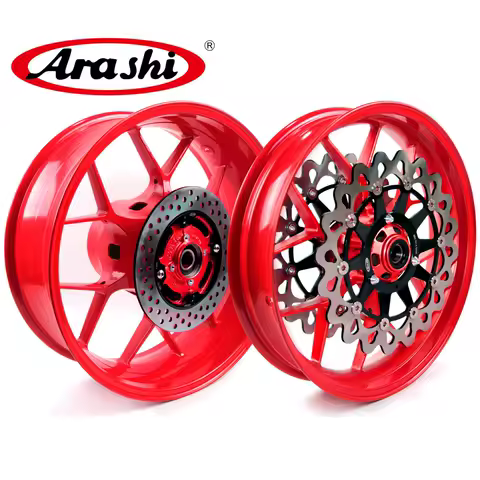 Arashi Red CBR1000RR 2006-2016 Front Rear Wheel Rims For HONDA CBR1000 CBR 1000 RR 1 Set Front Rear Brake Disc Wheel Rim Tire