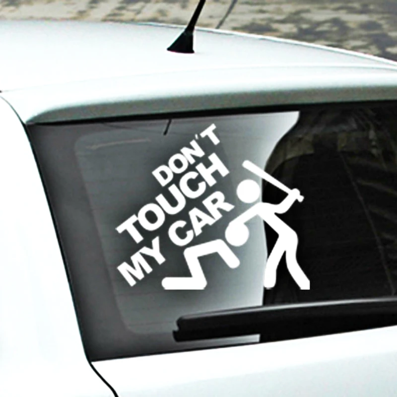 Volkrays Car Stickers Don't Touch My Car Reflective Decal Decoration for Hyundai Accent I30 I35 Santa Fe Solaris Elantra Parts