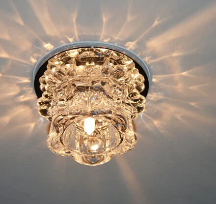 

New Modern Crystal 3W LED Ceiling Light Fixture led indoor light led ceiling white light 0248