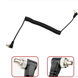 Camera cable Male to Male M-M FLASH Stutio PC line Sync Cable Cord with Screw Lock PC-PC for Canon nikon yongnuo flash light