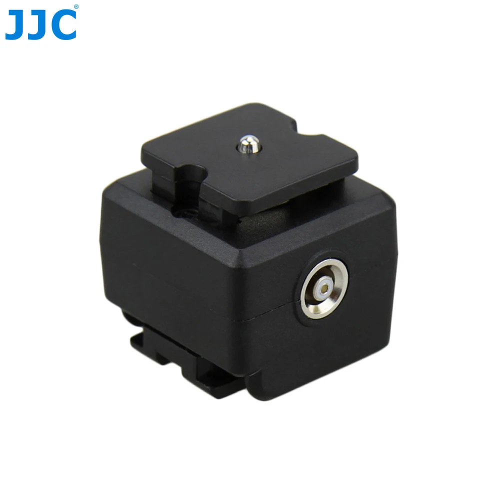 JJC Camera Hot Shoe Adapter for Sony/Maxxum Flashes with PC Female Outlet Standard ISO Multi Interface Speedlight