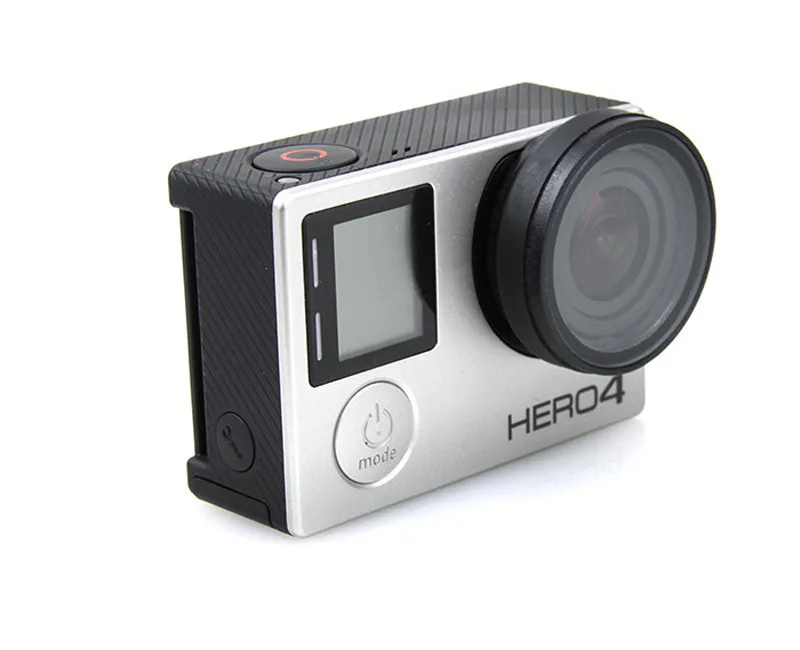 UV Lens Filter Protector Filtro + Standard Protective Frame Case for Gopro Hero 3 3+ 4 Accessories