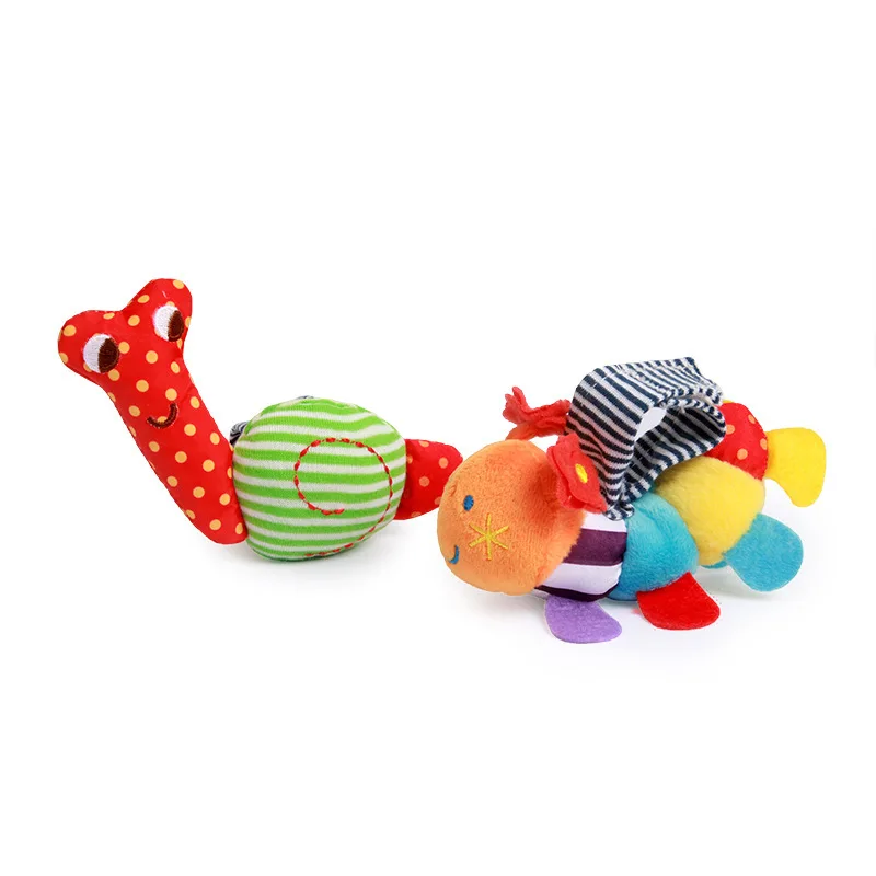 Caterpillar lumache orologi da polso per bambini giocattoli per bambini giocattoli per l'apprendimento e l'educazione infantile sonagli per bambini sonagli a mano sonagli giocattoli giocattoli B0768