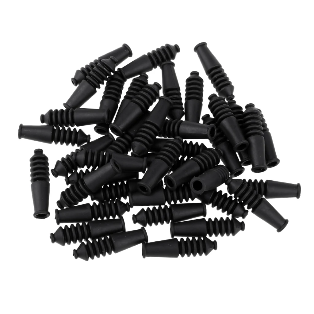 40 Pieces Soft Rubber Housing End Caps Bike Ferrules Ferrule Brake Cable Bicycle Cables Housing Bicycle V Brake Noodle Boots