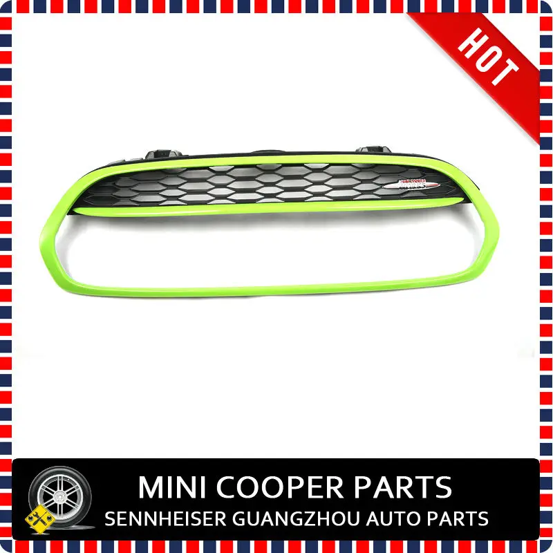 

Brand New ABS Plastic UV Protected Mini Ray Style Green Color Front Grille Surround For mini cooper F56 F55 F57 (1Pcs/set)