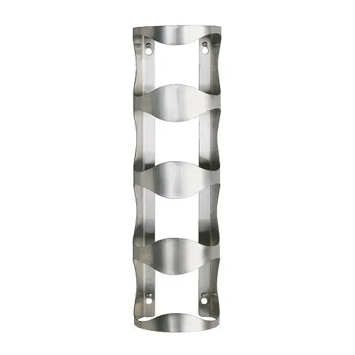 

Stainless Steel Wall Mounted Wine Rack Iron Decorative Wall mounted Wine Racks- 4 Bottle wine Rack(33-4)