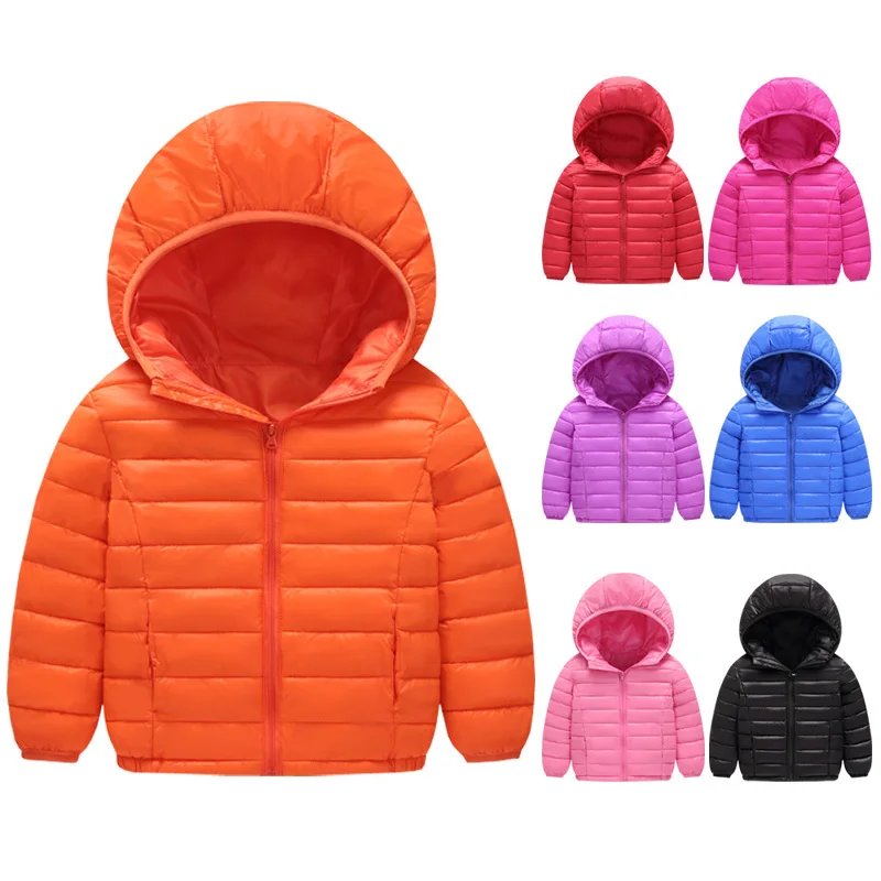 

Light children's winter jackets parkas Kids Duck Down Coat Baby jacket for girls parka Outerwear Hoodies Boy Coat Outwear