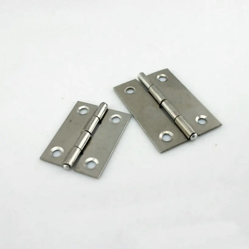 HQ Folding Type 10Pairs/Lot Door Hardwares Stainless Steel 55MM Length Door Hinges