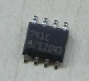 100% Original New 741C UA741 UA741C UA741CDT General-purpose single operational amplifier SOP-8 IC   x 100PCS Connector