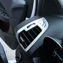 For Ford Kuga Escape 2013-2017 ABS Matte Car left and right air outlet Cover Trim Car styling stickers accessories 2pcs