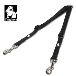 Truelove Nylon Double Dog Leash For Two Dogs Coupler No Tangle Pet Leash For Large Small Dogs For Training Running TLH2372