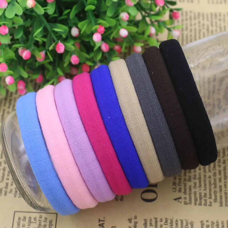 10pcs/lot 6CM Candy Colored  Hair Holders High Quality Rubber Bands Hair Elastics Accessories Girl Women Tie Gum (Mix Colors)