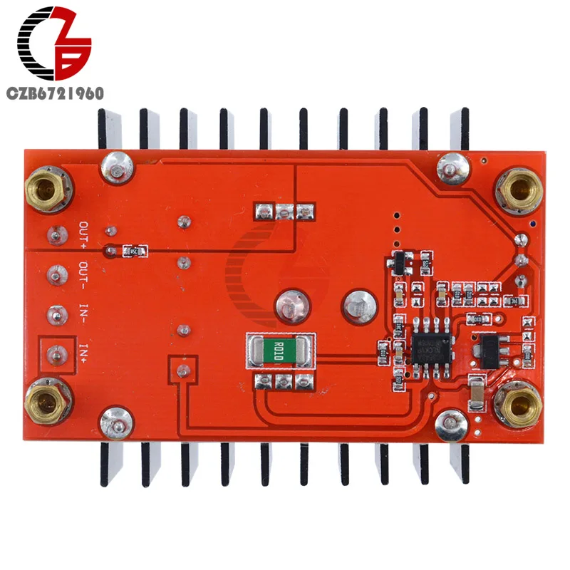 DC-DC Boost Converter Power Supply Step Up Module 10-32V to 60-97V 100W Voltage Continuously Adjustable