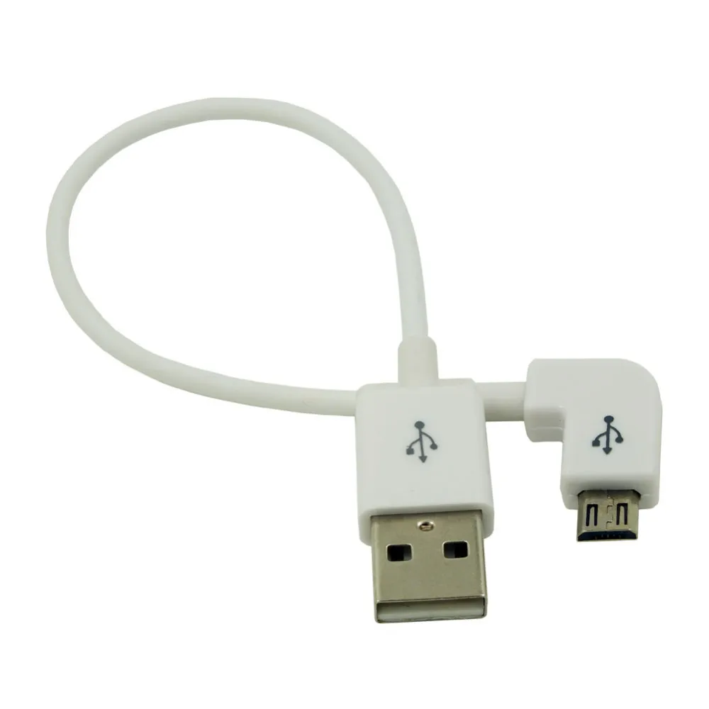 90-degree Angle IOS USB-C Type-C Micro USB Cable 90 Degree Fast Charging Data Sync Cords for iPhone 5 6 Samsung LG Android