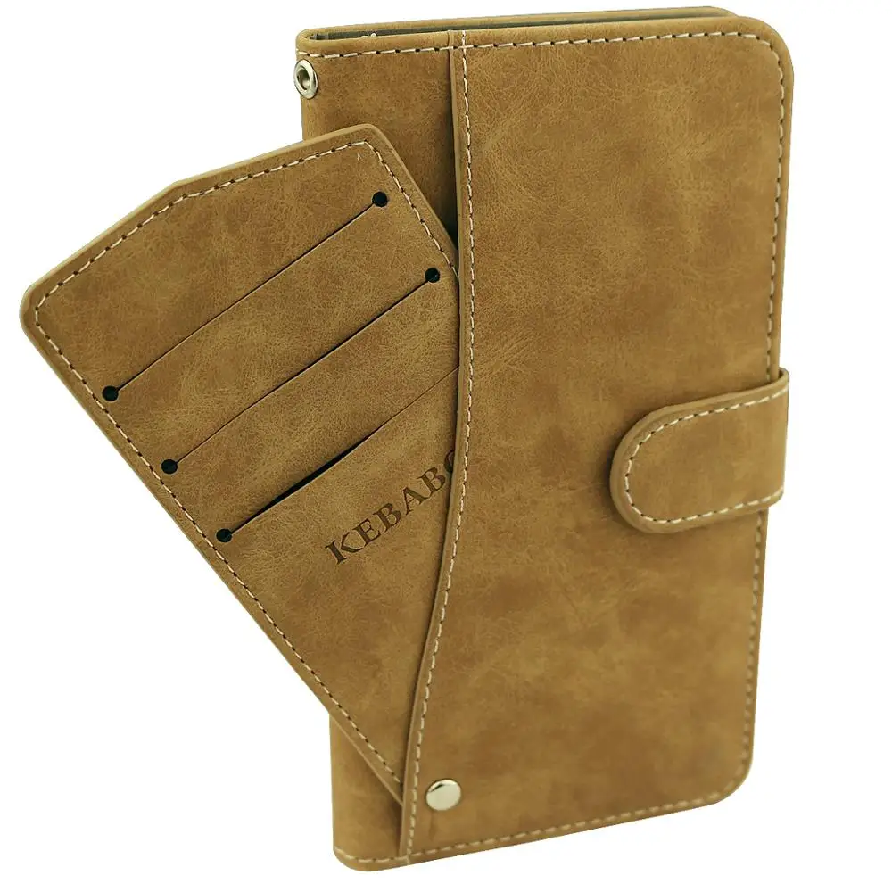 Vintage Leather Wallet Tecno Spark 20 Pro Case 6.78\