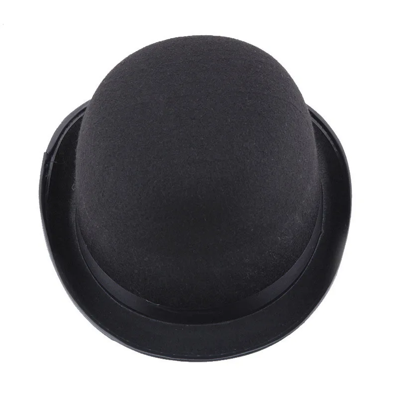 New black magic hat British wind felt gentleman hat holiday party performance jazz hat Halloween props Common for men and women