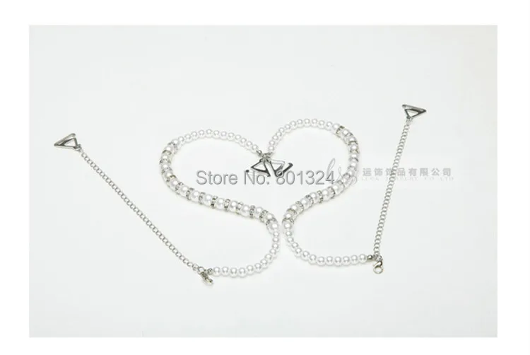Carefree Fish Hot-selling beaded clip elastic Bra Straps Fashion sex Adjustable Metal shoulder belt Intimates Accessories Women