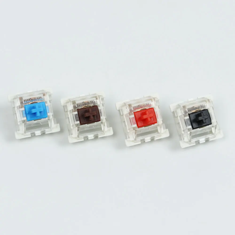 Outemu Switches mechanical keyboard black blue brown red key switch for CIY Sockets SMD 3pin Thin pins Compatible with MX switch