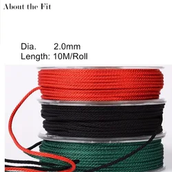 About the Fit Nylon Cords XM 2mm 3mm Braided Ropes Beading Thread Bracelet For Jewelry Making DIY Tassels Macrame Rattail Lacing