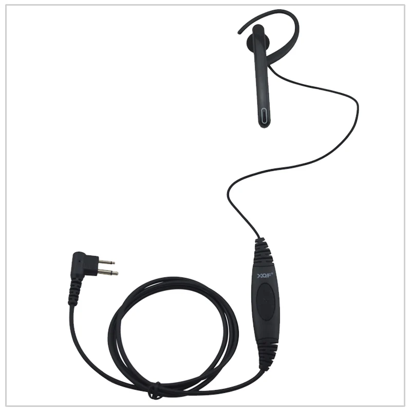 One-Wired G-Hook Ear Bar Boom mic 2-pin M plug Earpiece for Motorola Radio Walkie Talkie GP300 GP88S CP040 CP180 CT450 PRO2150