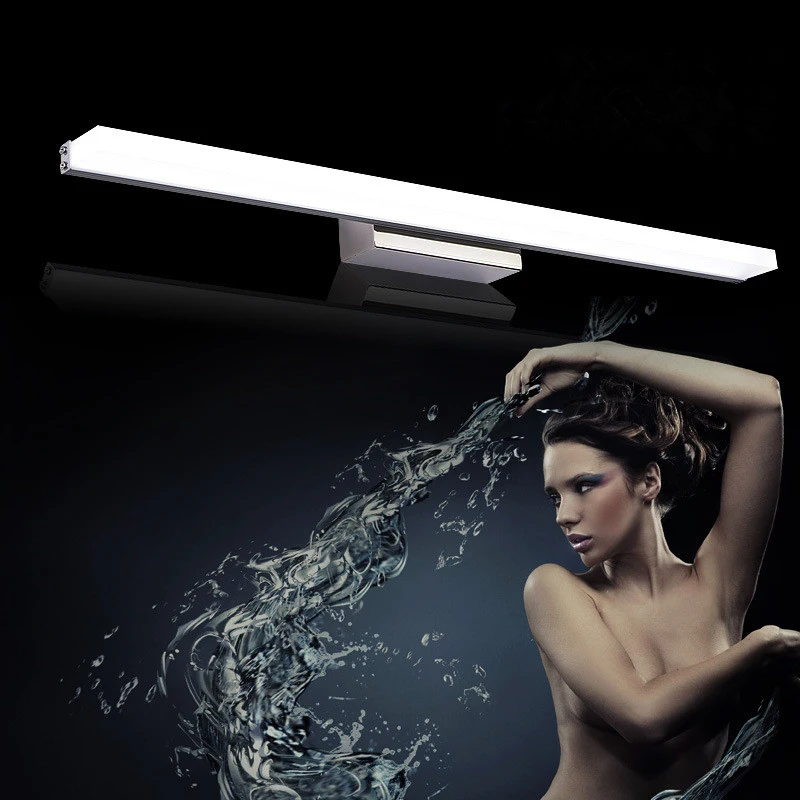 

Modern Lamp Simple Led Mirror Headlight Waterproof Moisture Proof Mirror Cabinet Light /Bathroom/Dressing Table/Washroom AC220V