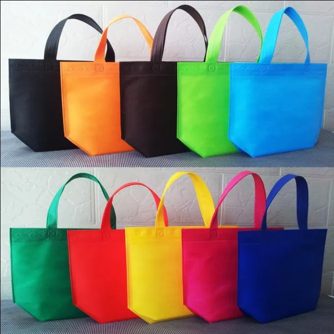 

38*32*10cm Reusable Folding Shopping Bags Nonwoven Environmental Unisex Reusable Grocery Bag 100pcs/lot Free shipping